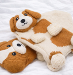 HuggingSox - Bruno der Hund Socken, gemütlich, im Bett, Perfekt für Hundeliebhaber, kuschelig, weich