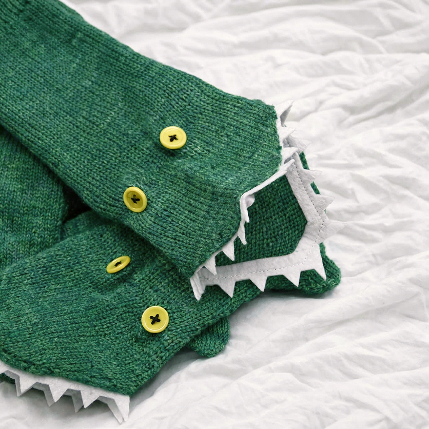 Hugging Sox - Karl das Krokodil Socken, Krokodil Socken die dich direkt angucken, verrückte Geschenkidee