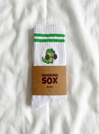 Bestickte Sportsocken Krokodil – Gym Croco | Hugging Sox